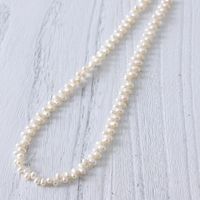 misa/淡水パールネックレス ホワイト