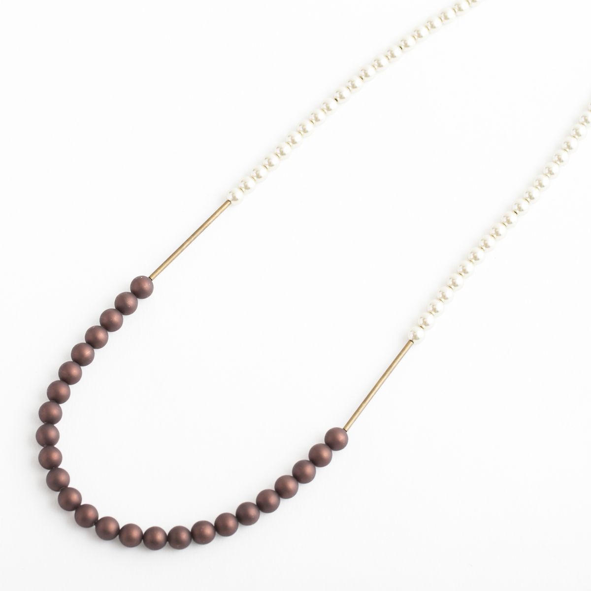 STELLA CIFFON/カラーパールロングネックレス