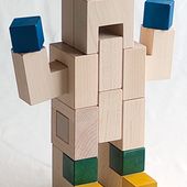 Mastro Geppetto/積み木のセット cubicolo quadro