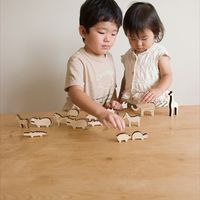 Mastro Geppetto/木の動物セット noe