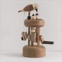 木の動く玩具 子育て 小
