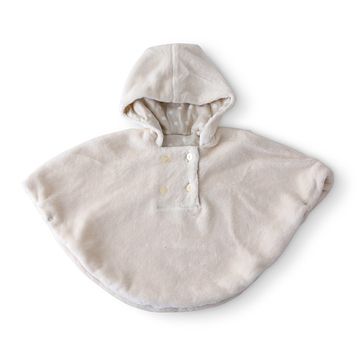 NAOMI ITO/オーガニックコットン ファーポンチョ