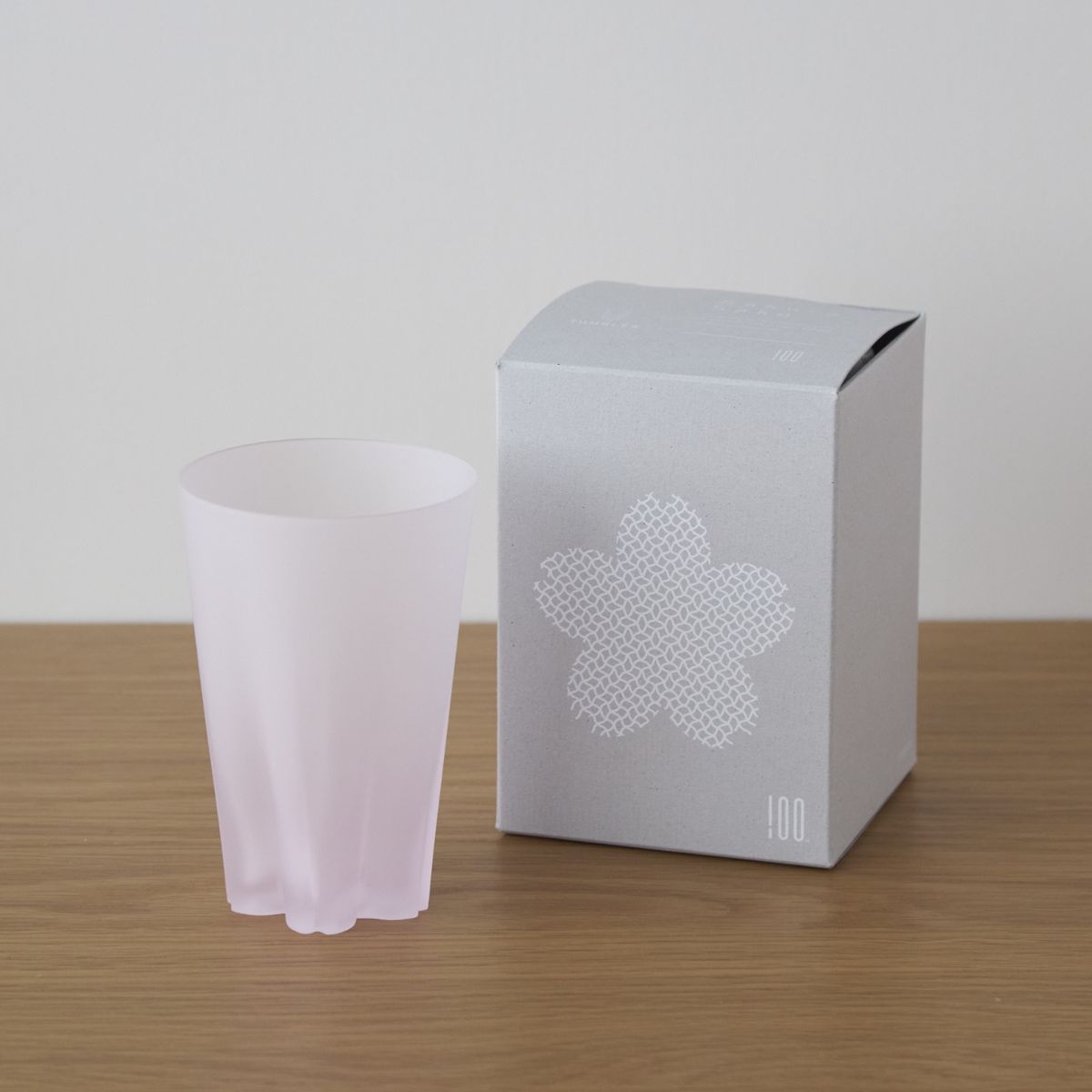 100 percent/SAKURASAKU 雪桜 Tumbler Paper box
