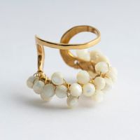 PLAFU/bloom gems earcuff　マザーオブパール