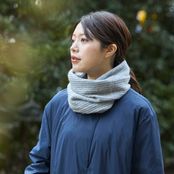 Heart of Mongolia/かたちを作りやすいカシミヤ100％スヌード