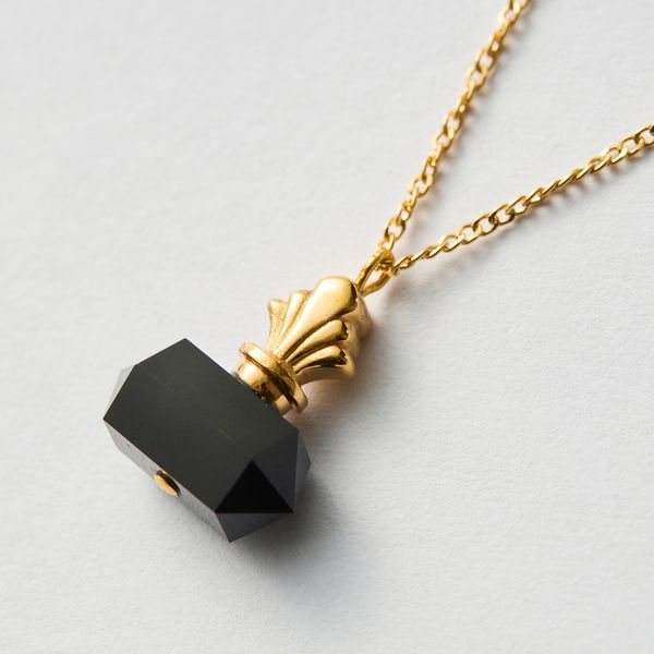 AcuteAccent/perfume bottle series オニキス -香水瓶のような天然石の