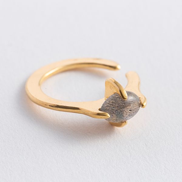 Nando Jewelry/ゴールドイヤーカフ  M　ラブラドライト