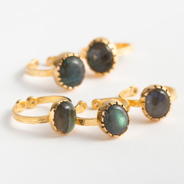 teRRam/1石リング ラブラドライト