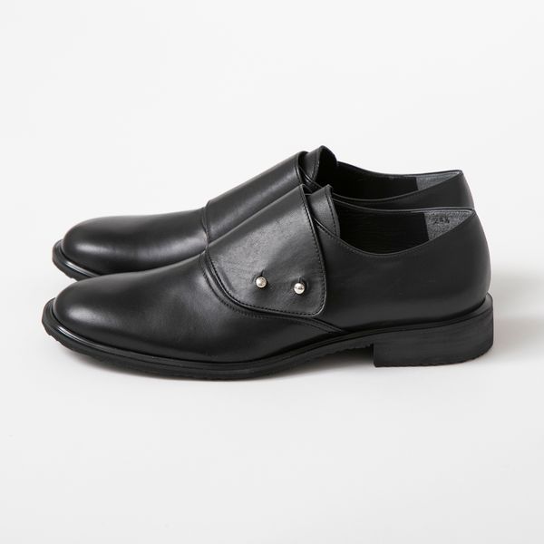 KUTSUNE/ウォータープルーフ モンクストラップシューズ -こう見えて撥