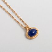 LISRIQUE/outline necklace ラピスラズリ
