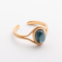 LISRIQUE/outline ring ロンドンブルートパーズ