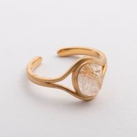 LISRIQUE/outline ring ルチルクォーツ