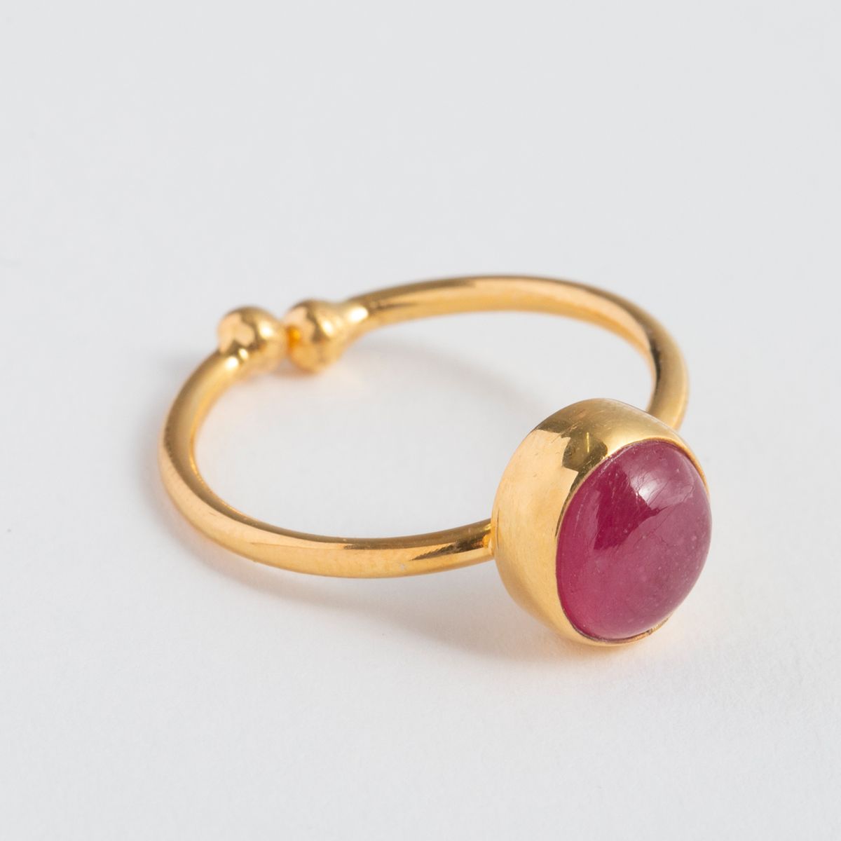 teRRam/1石リング ルビー