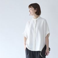 Kilka/蒸れ知らずですぐ乾くきれいめ比翼ブラウス