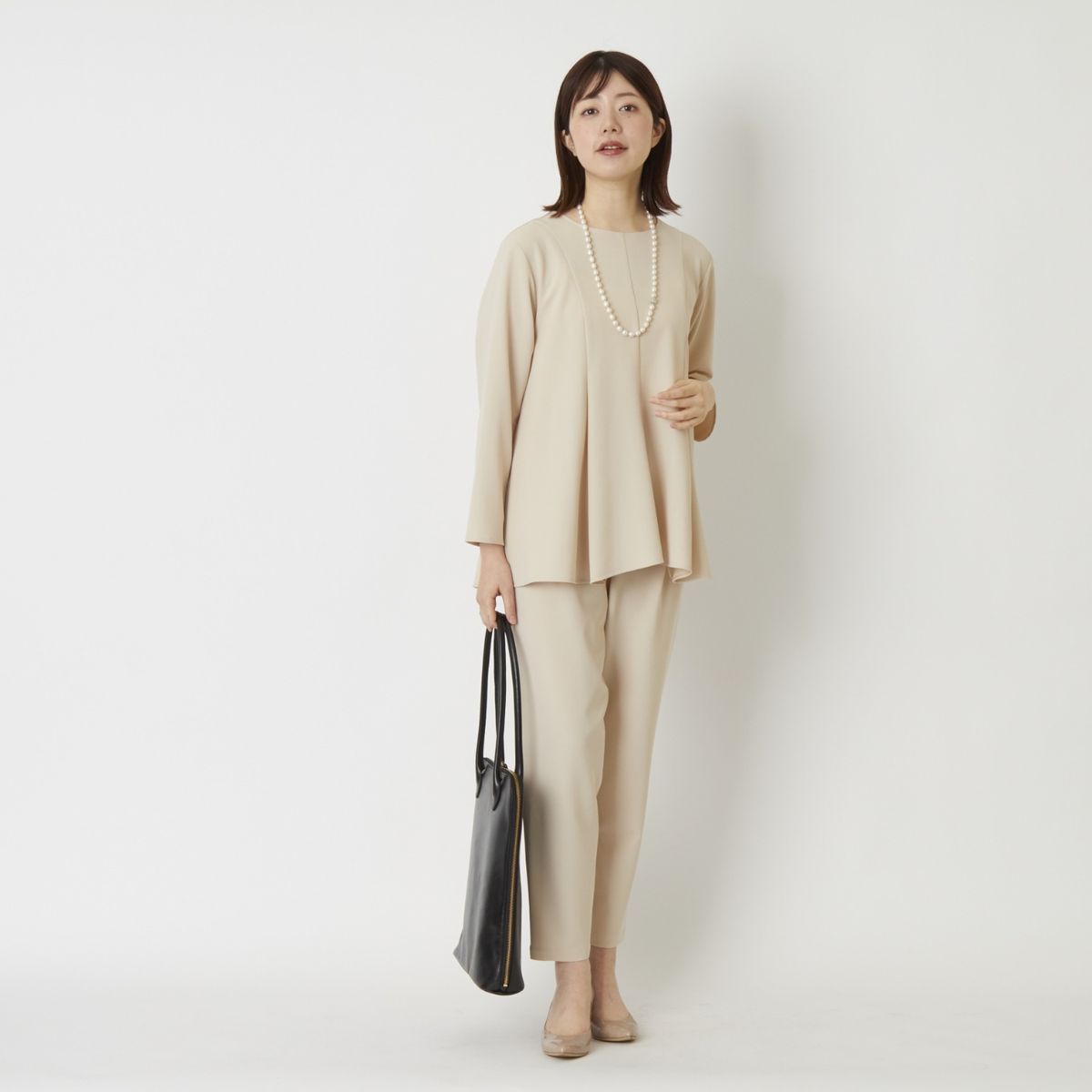 STELLA CIFFON/ウォッシャブルポリエステルのセットアップ