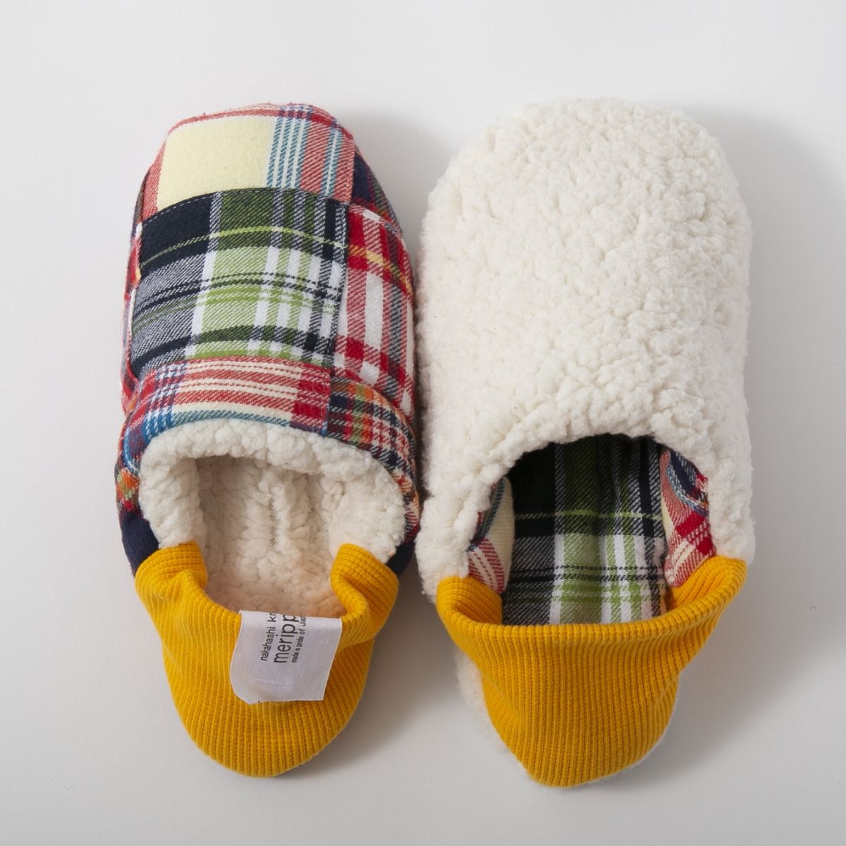 merippa/起毛チェック×シープボア