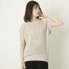 DRESS HERSELF/シルクコットンメッシュセーター