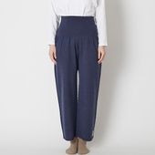 SAIFUKU/洗濯機で洗える　のびるニットパンツ ワイドタイプ
