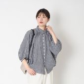 Brocante/グランシャツ　ギンガムチェック