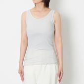 丸福ガーゼ/カップ付無地タンクトップ