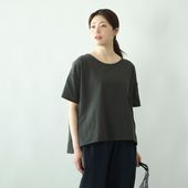 スタイルストアの高島ちぢみ 5分袖プルオーバー