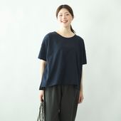 スタイルストアの高島ちぢみ 5分袖プルオーバー