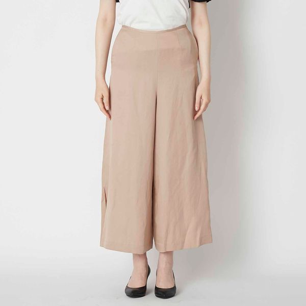 FANTASTICDAYS/テンセルリネン ワイドフレアパンツ -スカート感覚で穿