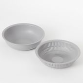 Like-it/米とぎにも使えるザルとボウル 浅型