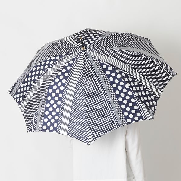 Tokyo noble/スマートブレラ ロング ドットストライプ -雨の日でも気分
