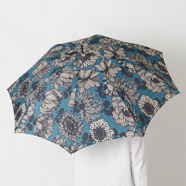 Tokyo noble/スマートブレラ ロング 大花柄 -雨の日でも気分が上がる