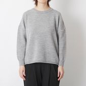 n.o.f.l/アルパカウール丸首プルオーバー