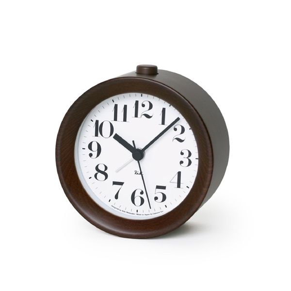 Lemnos/RIKI ALARM CLOCK アラーム時計 -渡辺力デザインの目覚まし時計