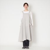 LINEN & BASIC/ワンピースエプロン