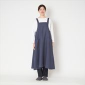 LINEN & BASIC/ワンピースエプロン
