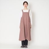 LINEN & BASIC/ワンピースエプロン
