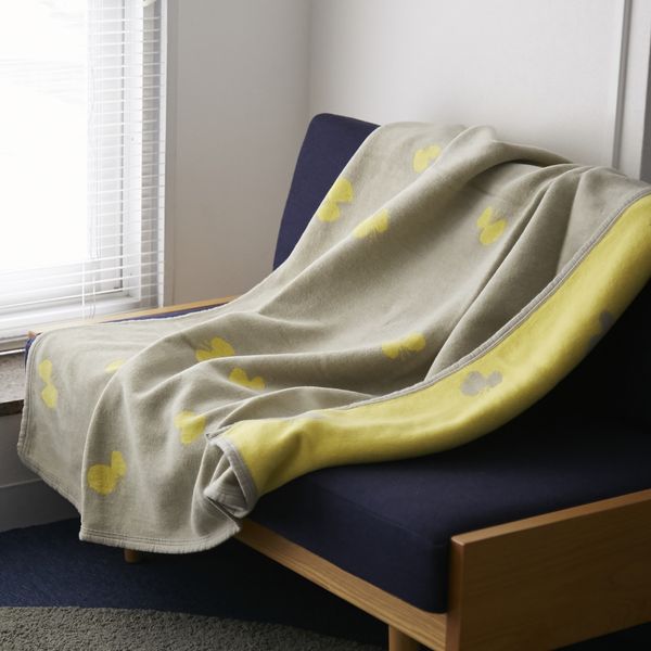 KLIPPAN/mina perhonen シュニールコットン シングルブランケット