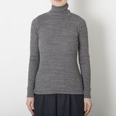 天衣無縫/コットンリブタートルネックカットソー