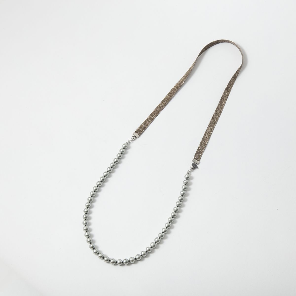 グレー×ブラウン