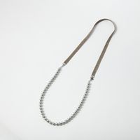 グレー×ブラウン