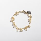 STELLA CIFFON/樹脂パールSHARASHARAブレスレット