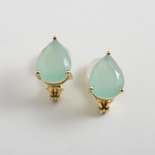 Ouca/しずく型クリスタルガラスイヤリング