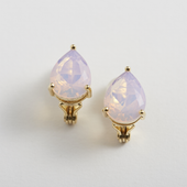 Ouca/しずく型クリスタルガラスイヤリング