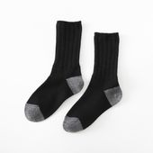 くらしきぬ/お手軽冷えとり靴下リブバイカラー