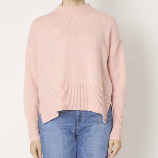 NARU/タスマニアラムウールハイネックニット -上質ウール100％の、軽く