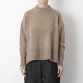 NARU/タスマニアラムウールハイネックニット