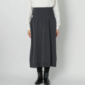 SAIFUKU/のびるニットロングスカート　ポケット付き