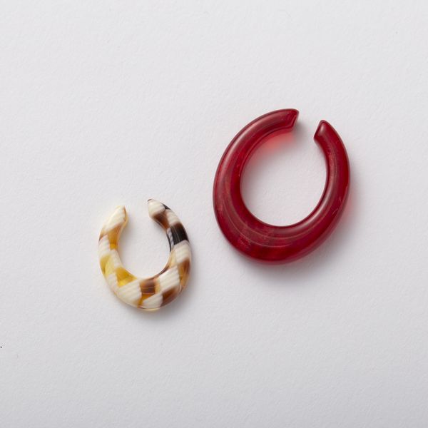 KISSO/イヤーカフ2個セット -着けた時にひんやりしない、コットン由来