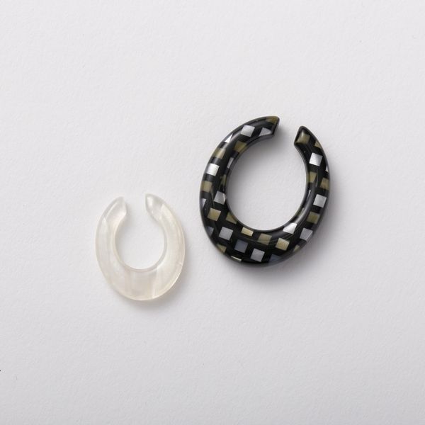KISSO/イヤーカフ2個セット -着けた時にひんやりしない、コットン由来