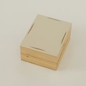 Njeco汎 長角二段重箱