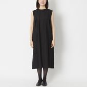 n.o.f.l/リトアニアリネン タックノースリーブワンピース